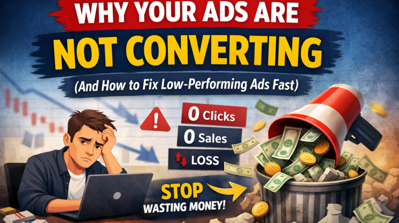 Why Your Ads Are Not Converting (And How to Fix Low-Performing Ads Fast)